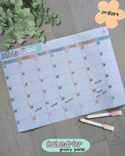 Load image into Gallery viewer, Calendrier géant effaçable à sec