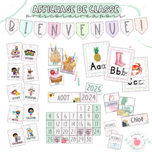 Load image into Gallery viewer, Menu du jour imprimé (à pois)