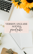 Charger l&#39;image dans la galerie, Agenda grand public version anglaise 2025-2026
