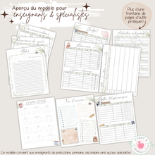 Charger l&#39;image dans la galerie, Planificateur pour enseignants au préscolaire et au primaire 2025-2026
