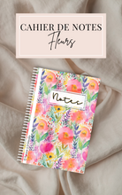 Load image into Gallery viewer, Cahier de notes fleurs
