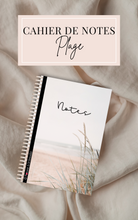 Load image into Gallery viewer, Cahier de notes plage
