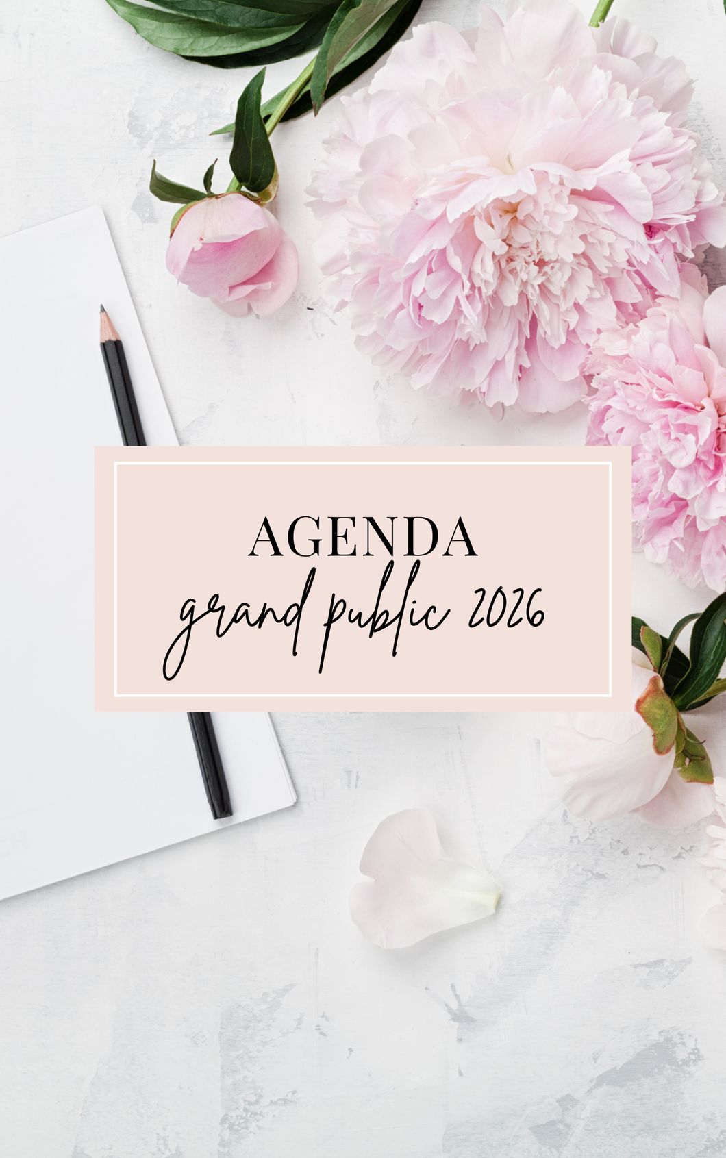 Agenda grand public version anglaise 2026