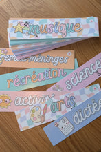 Load image into Gallery viewer, Menu du jour imprimé (groovy pastel)
